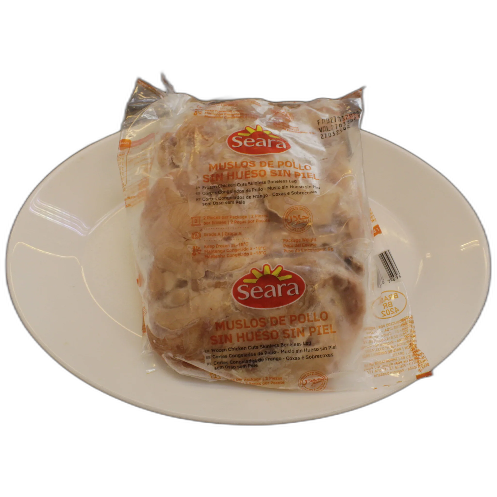 Imagen de Muslos de pollo sin hueso y sin piel