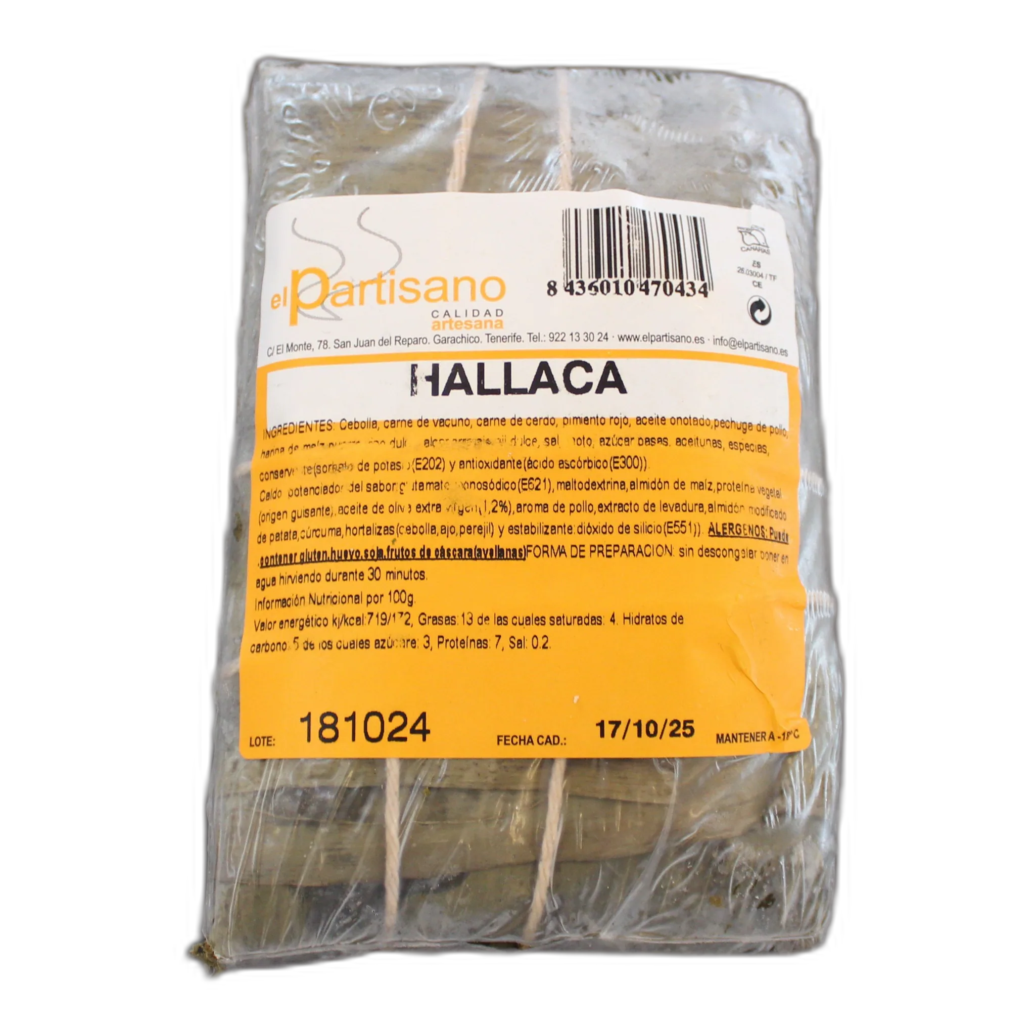 Imagen de Hallacas El Partisano (300-400g)