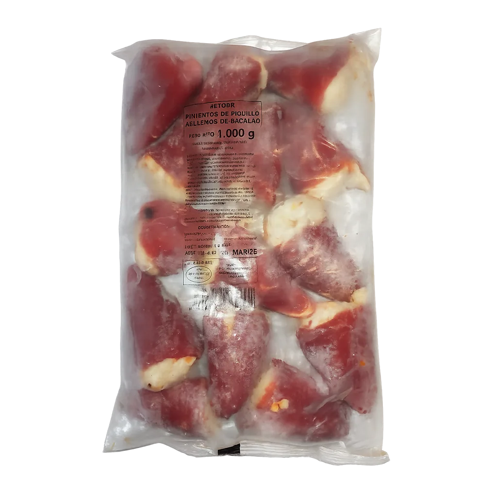 Imagen de Pimientos de piquillo rellenos de bacalao