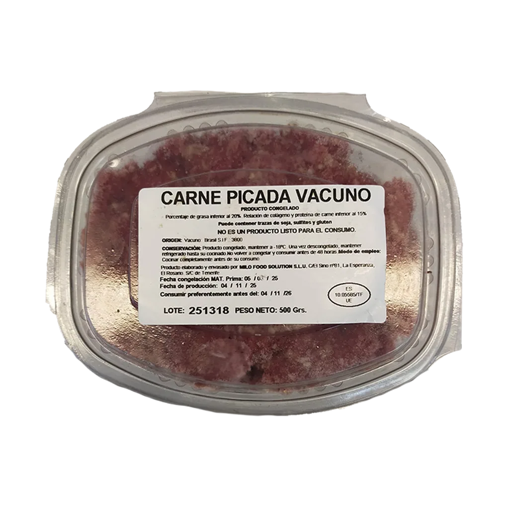 Imagen de Carne picada de res (bandeja 500g)